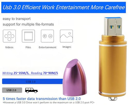 128GB USB 3.0 플래시 드라이브 메탈 립스틱 고속 전송 속도 펜드라이브 메모리 스틱 소녀 선물 - color: 립스틱.