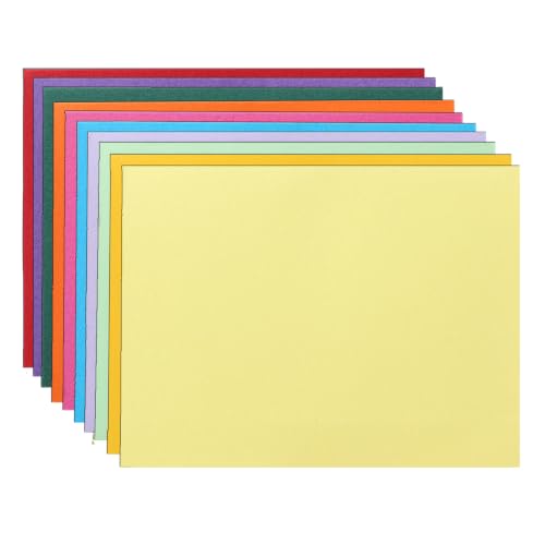 Guakicae 100 Sheets 10 Colors Cardstock 8.5 x 11 Certificate Paper, 300gsm/110lb Heavyweight Paper Card Stock for Wedding Invitations, Thank You Cards, DIY Card Making, Menus - color: Multicolor, size: 8.5x11-100pcs