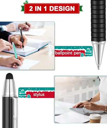 Penyeah 3 Pack 0.16'' Fine Point Rubber Tip Stylus Pen for iPad iPhone Android Tablet Samsung Galaxy Amazon Fire, Universal & High Precision - color: mix-3pack