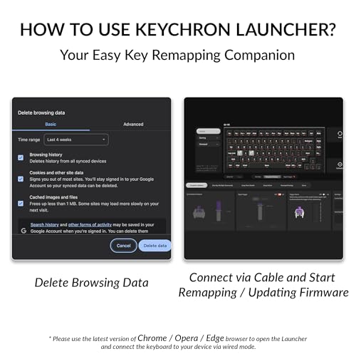 Keychron Q1 HE Wireless Custom Magnetic Keyboard, QMK Launcher | Rapid Trigger 2.4 GHz & Bluetooth 5.2 with Gateron Double-Rail Magnetic Switch for Mac Windows Linux (Hot-swappable) - color: Black