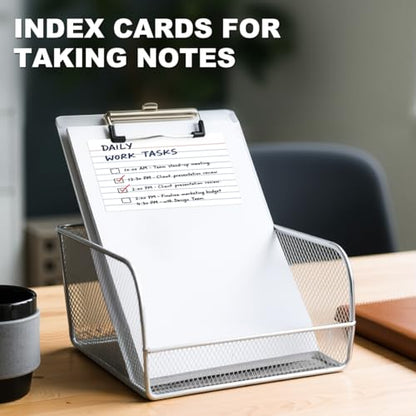 300 Count White Index Cards 3x5 Notecards Bulk Lined Flash Cards for Studying 3 x 5 Index Cards Ruled Notecards Bulk Pack of Note Cards for School Ruled Lined Index Card Flashcards 3x5 Cue Cards - color: White-3x5-300