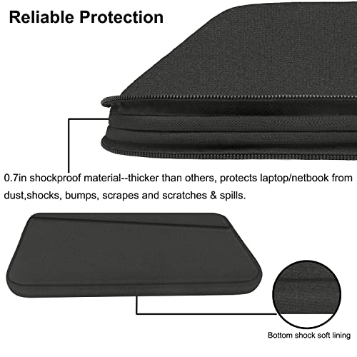 15.6 inch Laptop Case, Durable Computer Carrying Bag Protective Case Briefcase Handbag with Front Pocket, Laptop Sleeve Cover for 15.6 Inch HP, Dell, Lenovo, Asus, Notebook, Grey - color: Grey, size: 15.6 Inch