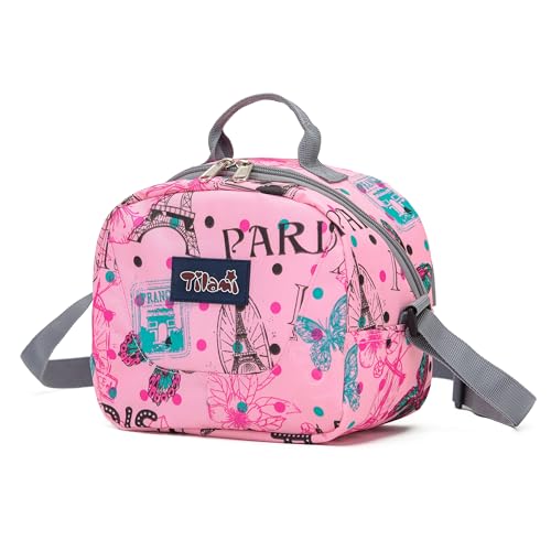NEW TILAMI Kids Lunch Bag Double Insulated for tilami Rolling Backpack Girls Boys forTravel School Picnic, Romantic Pink - color: Romantic Pink