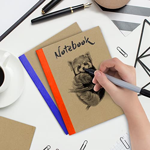 Rosmonde Bulk Kraft Journals, A5, 50 Pack, College Ruled, 60 Sheets | Bulk Composition Notebooks Lined, College Ruled, 8 x 5.7, 120 Pages, No-Bleed Paper, Kraft Composition Notebook for School - size: 50 Bulk Value Pack, style: Kraft Cover