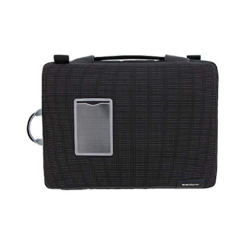 Brenthaven Tred Horizontal Sleeve with Pouch Fits 11 Inch Chromebooks,Laptops,Tablets for K-12 Students, Teachers and Kids–Black,Durable,Rugged Protection from Impact and Compression