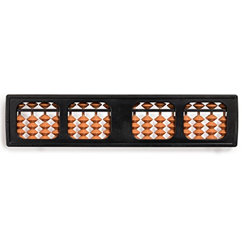 Yellow Mountain Imports Digit Standard Abacus 10.5 Inches - Professional 17 Column Soroban Calculator (Functional and Educational Learning Tool) - size: 10.5 inch
