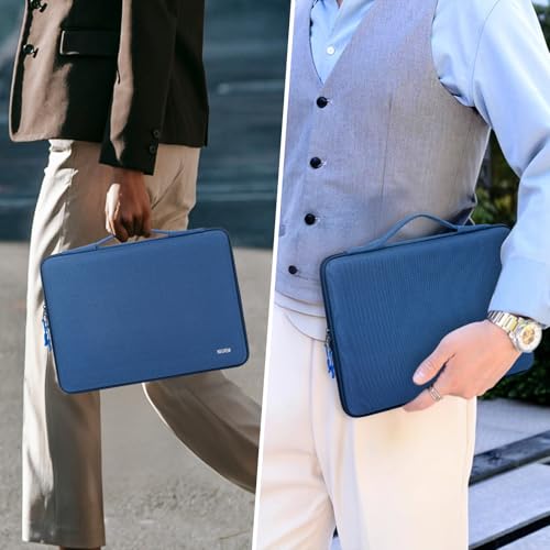 Hard Laptop Sleeve Case for 13.6" MacBook Air, 14" MacBook Pro | Fit MacBook Air M2/M3 A2681 A3113, 14" MacBook Pro M4/M3/M2/M1 Pro/Max A3112 A3401 A3185 A2992 A2918 A2779, Water-Resistant - color: Blue