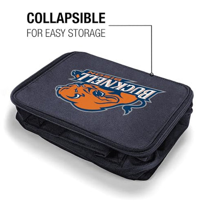 Campus Lab Bucknell University Insulated Soft Sided Lunch Box - Reusable Lunch Bag For School Office Work, BPA Free, Navy - color: Bucknell University