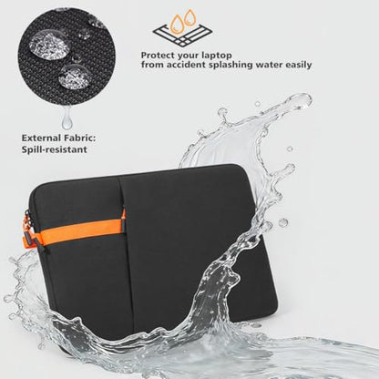 NIDOO Laptop Sleeve 14 inch Laptop Case for Lenovo ThinkPad X1 Carbon Yoga / 14" ThinkPad T14 E14 L14 / 14" Dell Latitude 5450 7455/14" MacBook Pro M5 Pro MAX 2026/ ASUS HP Acer Computer Carrying Bag - color: Black, size: 14 Inch