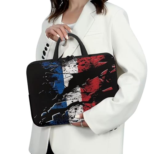 Computer Shoulder Bags for Laptops Laptop Briefcases Casual Business Briefcase - color: American Flag, size: 15inch