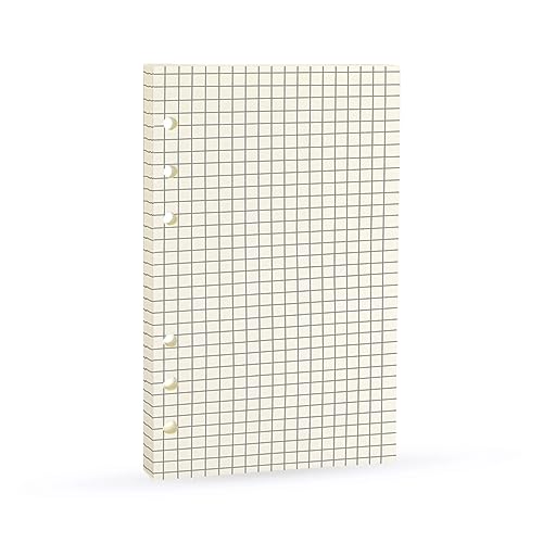 6 Ring Binder Refill,2023 A6 Grid Square Refill for Filofax/Personal Journal,Personal Size, 45sheets/90pages, 100Gsm Quality, Harphia (A6 3.74 x 6.77'',Gridsquare) - color: Grid Square, size: A6