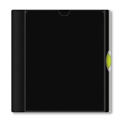 IQ+ iScholar 1-Subject Poly Cover Wirebound Notebook, College Ruled, 11 x 8.5 Inch Sheet Size, 100 Sheets, Black (59902-BK), 1 Subject - color: Black, size: 1 Subject, style: College Ruled