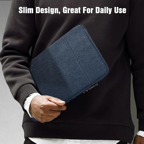 TiMOVO 8-9 Inch Tablet Sleeve with Pockets, Space Gray | Fit iPad mini 7 (A17 Pro, 2024) / mini 6 (8.3", 2021) / 5/4/3/2/1, Portable Protective Carrying Bag Case - color: Space Gray, size: 8-9 Inch