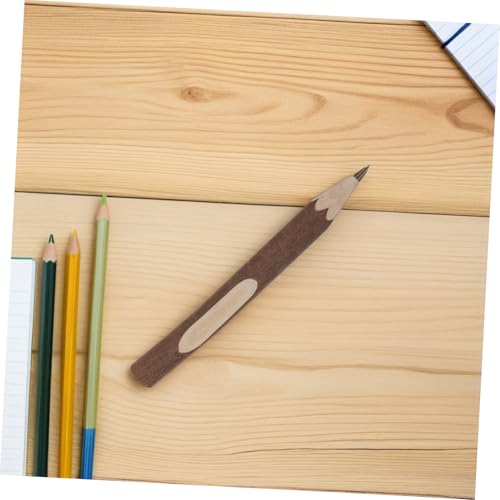 Tofficu 20pcs Wood Pencils Woodland Shower Decorations Pencils Long Writing Tree Bark Boys and Girls Writing Pack - color: Brownx2pcs