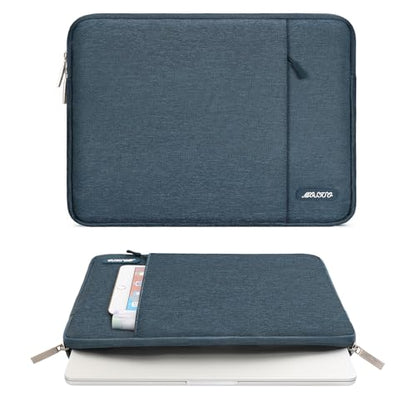 MOSISO Laptop Case 13 inch, Laptop Sleeve Compatible with MacBook Neo/Air/Pro 13 inch with A18/M5/M4/M3/M2/M1 Chip 2026-2016, Polyester Vertical Computer Sleeve Bag with Pocket, Haze Blue - color: Haze Blue, size: 13 inch