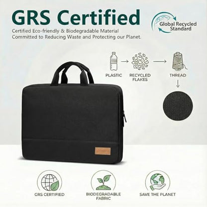 bagasin 15 15.6 16 Inch Laptop Sleeve Case | TSA-friendly laptop bag with 4-layer protection & water-resistant. Fits MacBook, HP, Dell, Lenovo, Asus 15-16 inch notebooks - color: Black, size: 15-16