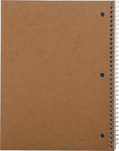 Top Flight Standards 1-Subject Notebook, 70 Sheets, Perforated, Wide Rule, Color May Vary (31306)