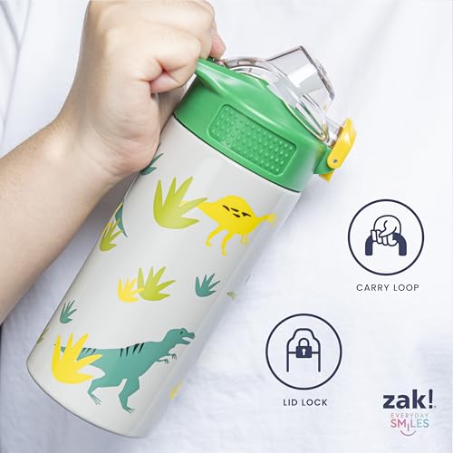 Zak Designs The Super Mario Galaxy Movie Sage Kids Water Bottle For School or Travel, 19oz Insulated Stainless Steel Water Bottle With Leak-Proof Straw, BPA Free (Mario & Friends) - color: Mario Movie 2