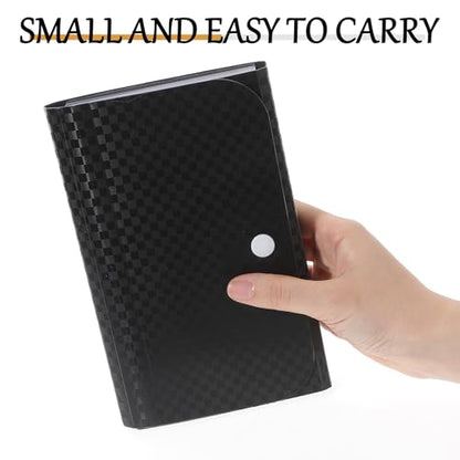 Oruola Coupon Organizer for Purse,Receipt Holder Organizer,7 X 4.7 in Coupon Holder,13 Pockets Receipt Organizer, Receipt Folder with Tabs for Cards Coupons Receipt Tax Item or Changes,Portable Black