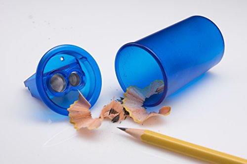 Koh-I-Noor 2-Hole Metal Sharpener with Canister, 1 Each (506901.BC)