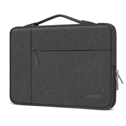 MOSISO Laptop Case 13.3 inch, 13-13.3 inch Laptop Sleeve with Handle Compatible with MacBook Air/Pro 13/Pro 14 M5 M4 M3 M2 M1,HP Dell ASUS Lenovo, Polyester Multifunctional Computer Bag, Charcoal Gray - color: Charcoal Gray, size: 13.3 inch