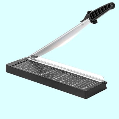 A4 Heavy Duty Paper Cutter, 15.6 in x 8.8 in 8 Sheets Capacity Paper Trimmer for Coupon, Label, Cardstock, and Scrapbooking Craft for Office and Home (Black) - color: Black