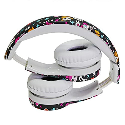 Girls Headphones for Kids,Toddler Kid Headphones with mic & Audio Sharing Port+ Volume Limited,Boys Girls Baby Children Toddlers School use（(Girls Headphones) - color: multi colour