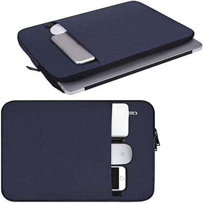 17-17.3 Inch Laptop Sleeve Bag for HP Pavilion 17.3/HP Envy 17.3, Dell Inspiron 17, LG Gram 17.3, Lenovo Ideapad 17.3, MSI GS75/MSI GE75 17.3, Acer Asus and Most 17-17.3 Inch Laptops - color: Navy Blue