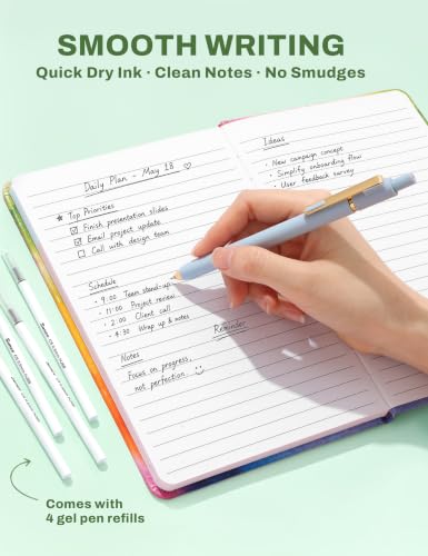 SUNEE 54PCS Aesthetic Stationery Set with Cute Pencil Case, 8 Color Pastel Highlighters, 8 Black Gel Pens, 6 Mechanical Pencils & Refills, College School Supplies for Students Girls Green - color: Black, style: 54 Pack