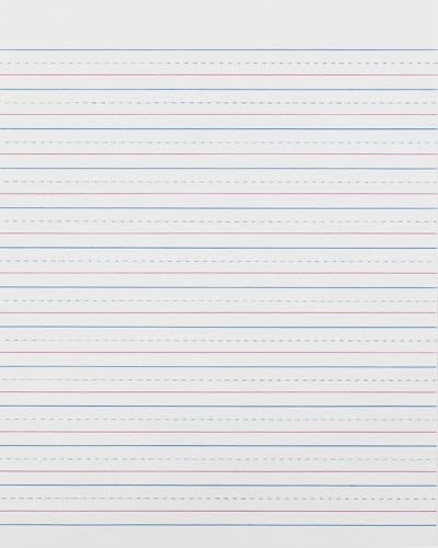 Zaner-Bloser Broken Midline Sulphite Paper, 500 Sheet, Ruled, 10.50-inch x 8-inch, 500/Pack, White PaperPACZP2413