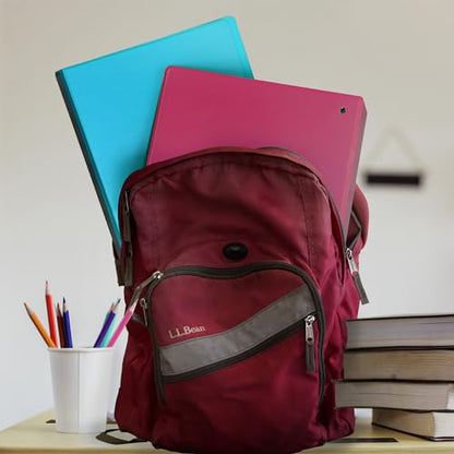 Samsill Earth’s Choice™, Durable Fashion Color 3 Ring View Binder, 1.5 Inch Round Ring, Up to 25% Plant Based Plastic, Eco-Friendly, USDA Certified Biobased, Pink Berry, Value 2 Pack - color: Berry Pink, size: 1.5", style: 2 Pack