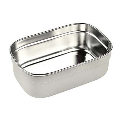 Beaba Stainless Steel Lunch Box, Kids Lunch Box with Silicone Lid, Bento Style Food Containers, Removable Silicone Dividers Make 1-3 Compartments, Rose - color: Rose
