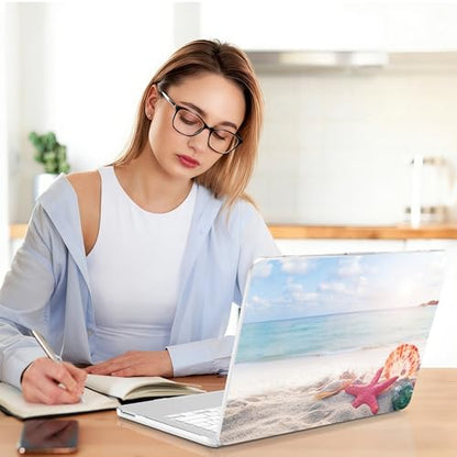 Teryeefi for New MacBook Neo 13 inch 2026 Release Model A3404, Sleek Hard Shell Cover, Keyboard Skin, Screen Protector & USB-C Adapter (Beach) - color: Beach