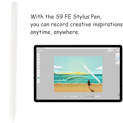 2 Pack Galaxy Tab S9 FE S Pen for Samsung Galaxy Tab S9 FE / S9 FE+ Stylus Pen,Replacement for Samsung Galaxy Tab S9 FE Pen(Silver) - color: (Silver）