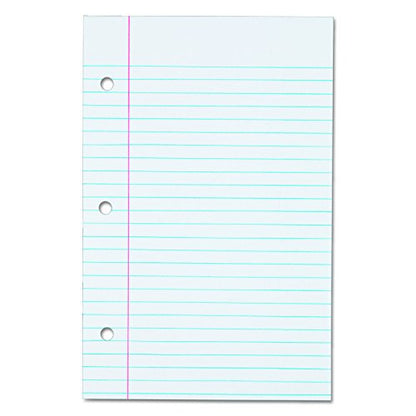 Oxford 62304 Filler Paper, 3H, 20 lb, 5 1/2 x 8 1/2, College Rule, White (Pack of 100 Sheets)