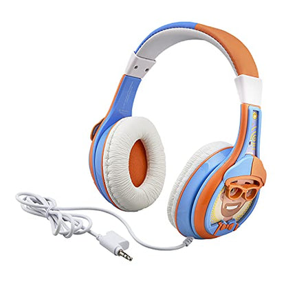 Blippi Kids Headphones with 3.5mm Audio Jack, Wired Headphones for School, Home or Travel (Blippi) - color: Blippi