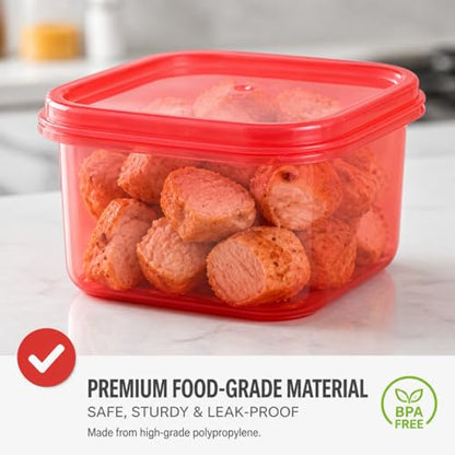 FIXBODY 7PCS Portion Control Containers, Color-Coded Labeled, 21 Day Lose Weight System (Use Guide, 21 Day Tracker and Recipe Ebook Include)