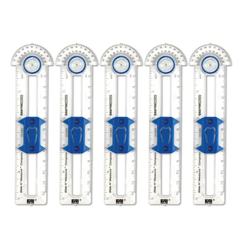 EAI Education Slide N' Measure® Compass: Clear - Set of 10