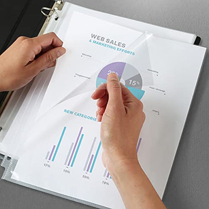 Avery Diamond Clear Quick Load Sheet Protectors, Top & Side Load, 10 Document Protectors (74084) - style: 1 Pack