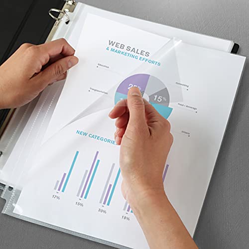 Avery Diamond Clear Page Protectors for 3 Ring Binders, 10 Document Protectors Per Pack, 40 Total (4-Pack of 74084) - style: 4 Pack