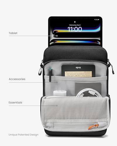 tomtoc DefenderACE 11 Inch iPad Case Sleeve Bag for 2026 11 Inch iPad Air M4/M3, iPad Pro M5/M4 & iPad (A16), 360 Protection Spill-Water Resistant Tablet Sleeve Carrying Case - size: 11 inch for Tablet