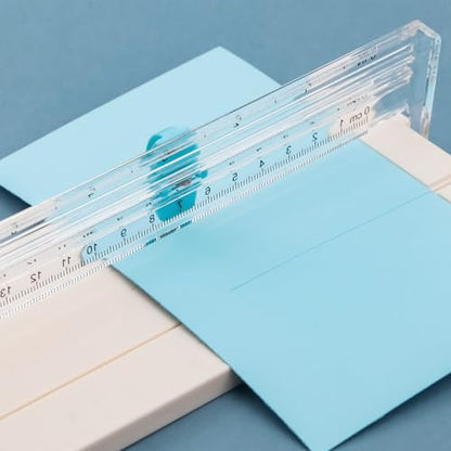 BAOFALI Mini Paper Trimmer with Extending Ruler for Scrapbooking Craft, Paper, Postcards,Coupon, Photos,Label, Cardstock ect Closed Size Approx.26.5x8.5cm/10.4x3.3inch