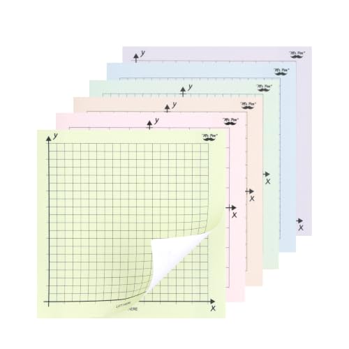 Mr. Pen- Graph Paper Sticky Notes, 6 Pads, 3x3 Inch, Pastel Colors | Graph Sticky Notes, Math Graph Paper, Graphing Sticky Notes, Grid Sticky Notes, Grid Notepad, Mini Graph Paper - color: Pastel