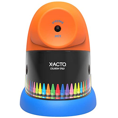 X-ACTO Pro Electric Crayon Sharpener, SafeStart Auto-Motor, Ideal for Home and School Use (Pack of 6) - size: 1 Count (Pack of 6)