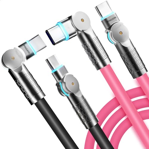 USB C to USB C Cable 10ft 240W 2-Pack USB 2.0, Type C Charging Cable for iPhone 15, Samsung Galaxy S23, MacBook Pro 2020, iPad Pro, iPad Air 4, Pixel and More. Black+Pink - size: 10 FT-Pink&Black