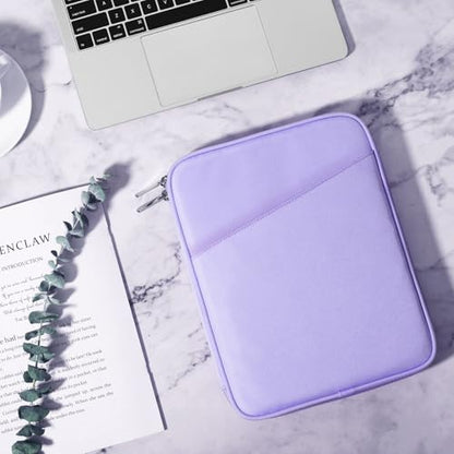 TiMOVO 9-11" Tablet Sleeve Bag for iPad 11-inch A16 2025, iPad 10.9"/10.2"| Air 11 Inch/5th/4th Gen. 10.9", Galaxy Tab A9+/A11Plus 11", Protective Bag with Pocket, Purple - color: Purple, size: 9-11 Inch