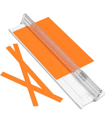 A4 Paper Cutter,14.5Inch Aluminum Alloy Blade Straight Trimmers with Protractor Ruler,Scrapbook Paper Cutters for Coupon,Cardstock,Label,Christmas and Birthday Gifts(1PC,White) - color: White
