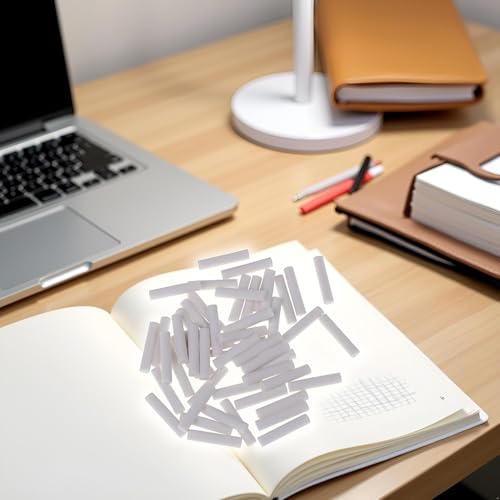 50Pcs Mechanical Pencil Eraser Refills, White Cylindrical, 5 x 25mm for School Office Sketching