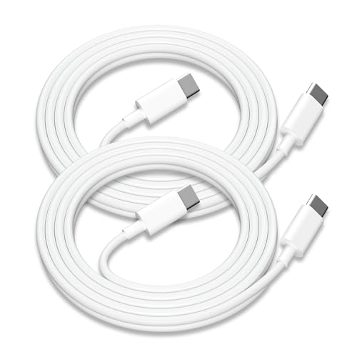 2Pack for Apple USB C to USB C Charging Cable 3ft 60W,Type C to Type C Fast Charger Cord,for iPhone 16 E/17/Air/15/Pro/Plus/Pro Max,for MacBook Pro/Air,for iPad Pro12.9/11in,Air 4/5,Mini 6/7 - color: White, size: 3ft