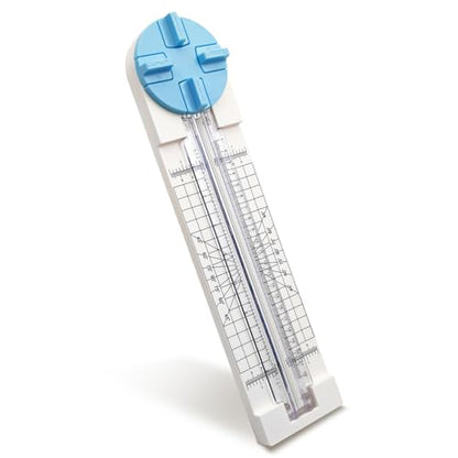 Paper Trimmer, 4 Styles Craft Paper Cutter Multi-Function Scrapbooking Tool for Cutting Paper Photos Scrapbook Postcard (Straight, Wave, Perforated and Creasing Lines) (Blue) - color: Blue